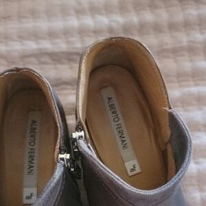 Alberto Fermani Gray Ankle Boots